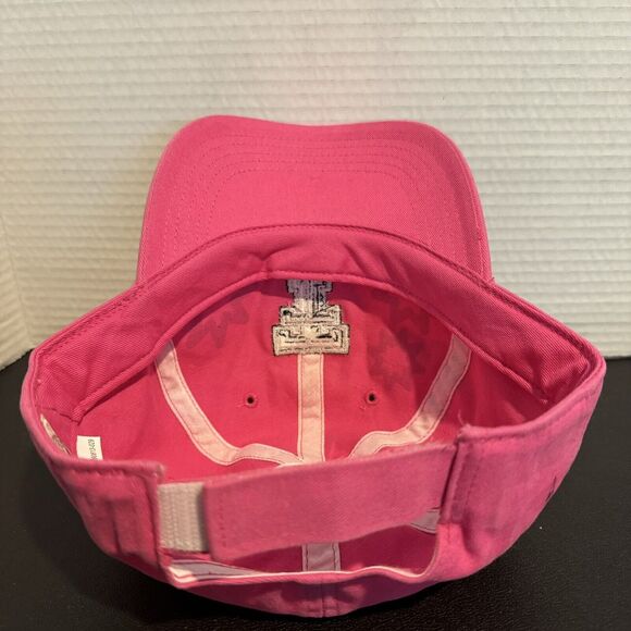 47 Brand Texas Tech Red Raiders Kids Pink Hat Double T Logo Adjustable Strapback - Picture 9 of 11